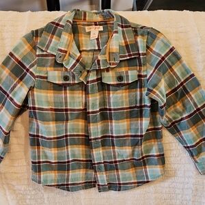 Cat & Jack Multicolor Plaid Shirt